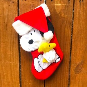 Snoopy and Woodstock Christmas Stocking